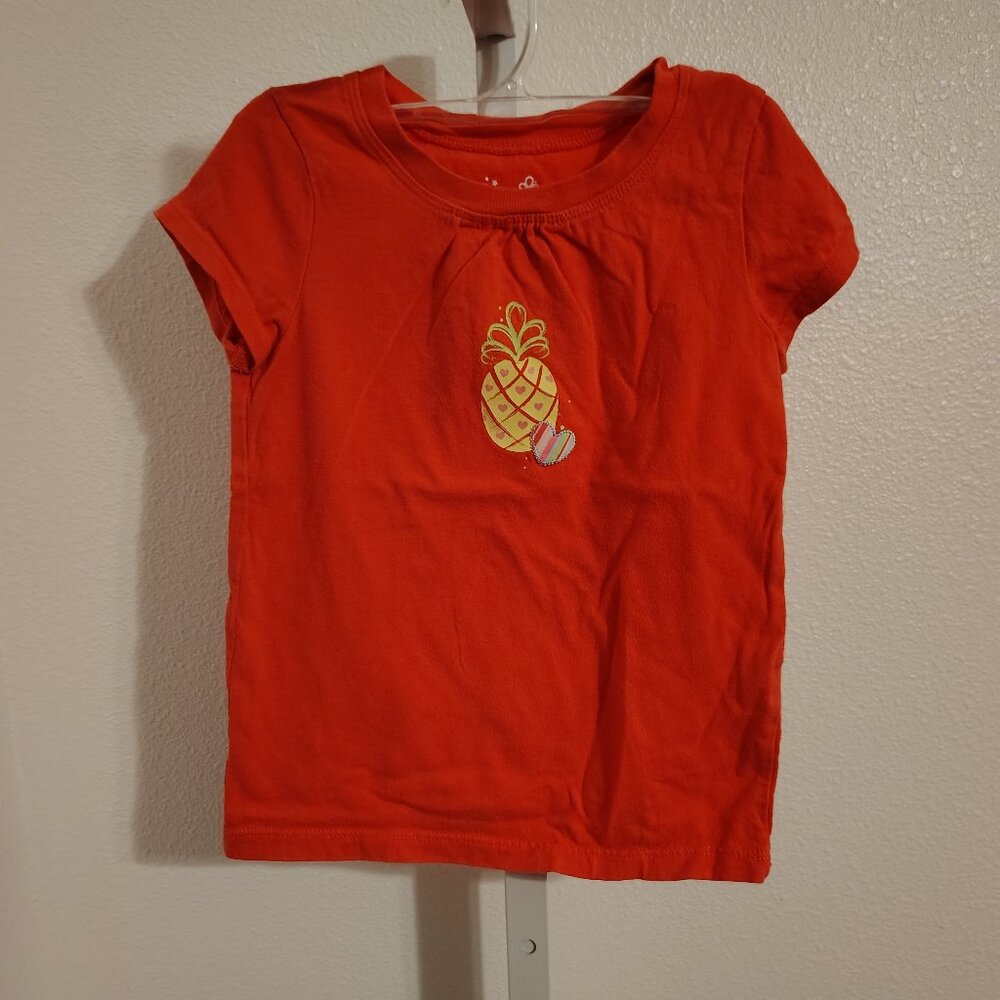 Circo Girls Toddlers Short Sleeve Shirt with Pineapple Size 5T Cotton